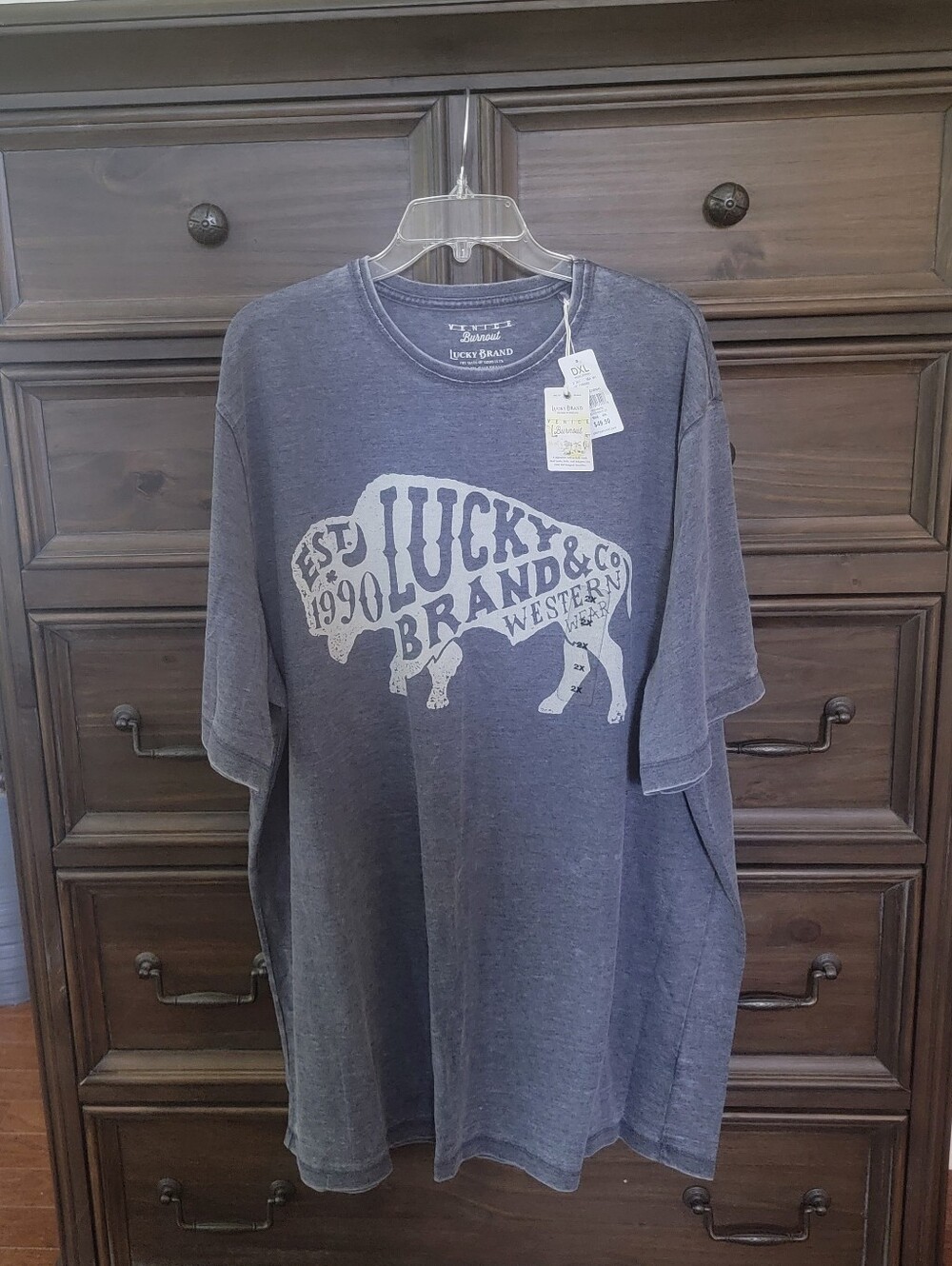NWT Lucky Brand Western Buffalo Tee